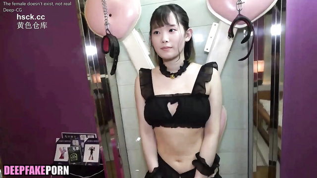 IU (아이유 진짜 가짜) taking client in cute sex salon / adult video [PREMIUM]