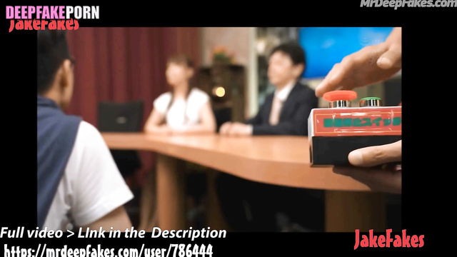 Sudden handjob during news translation - fakeapp Jennie (제니 블랙핑크)