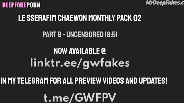 Fake porn アイズワン Chaewon promises that I'll cum so hard フェイクポルノ IZ*ONE