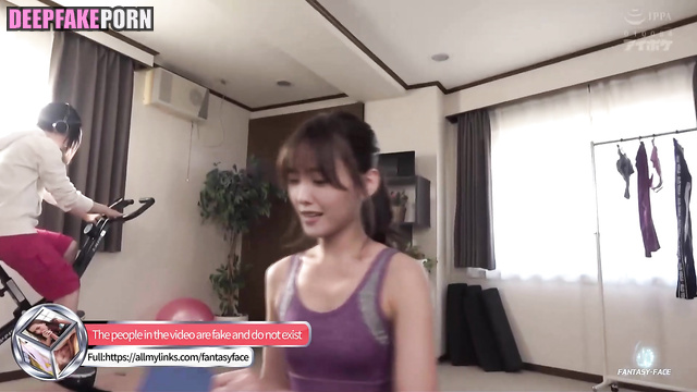 Sudden sex after workout in a crowded place, Hyomin (효민 티아라) fakeapp