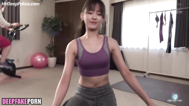 Sudden sex after workout in a crowded place, Hyomin (효민 티아라) fakeapp