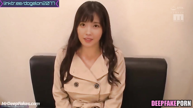 IU 아이유 satisfies me all naked with her handjob face swap 얼굴 스왑