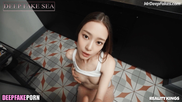 Babe loves cock sucking, Minju deepfake porn (アイズワン セレブのセックス)