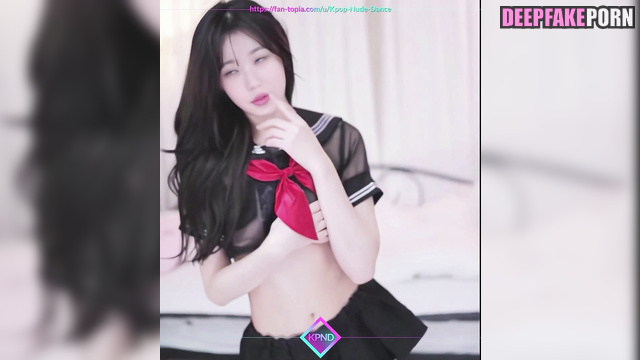 Hot schoolgirl Wonyoung demonstrated body, ai - アイヴ セレブのセックス [PREMIUM]