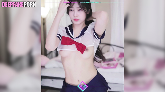 キムミンジュ IZ*ONE アイズワン Minju was bored and made sexy dance video 人工智能 AI [PREMIUM]