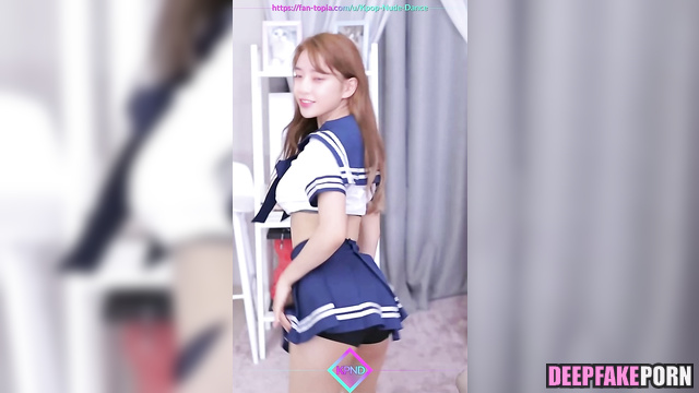 Schoolgirl dancing for her teacher - Yujin face swap (アイズワン 本物の偽物) [PREMIUM]