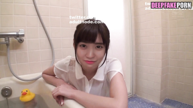 Kaki Haruka sucking cock in bathroom deepfake porn (賀喜 遥香 乃木坂46) [PREMIUM]