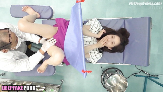 IU caught on hidden cam in doctors office (이지은 가짜 포르노) deepfake