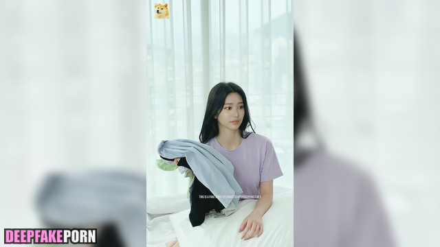 Minju deepfake video of commercial shooting (아이즈원 김민주 딥페이크 케이팝 한국어)