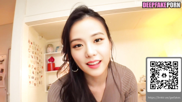 Hot handjob by fake Jisoo from BLACKPINK / 지수 블랙핑크 가짜 포르노