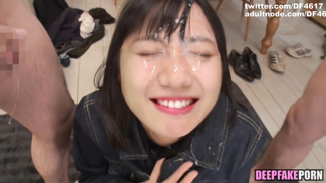 Fake Ito Miku involved in massive bukkake // 伊藤 美来 大量ぶっかけ ディープフェイク エロ [PREMIUM]