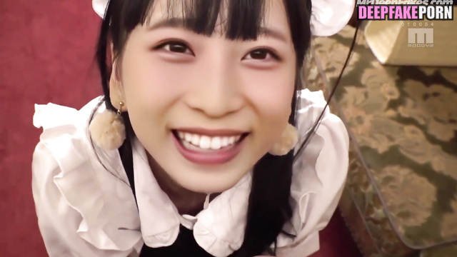 Fakeapp Oguri Yui [AKB48] - maid is sucking dick (おぐり ゆい ディープフェイク エロ)