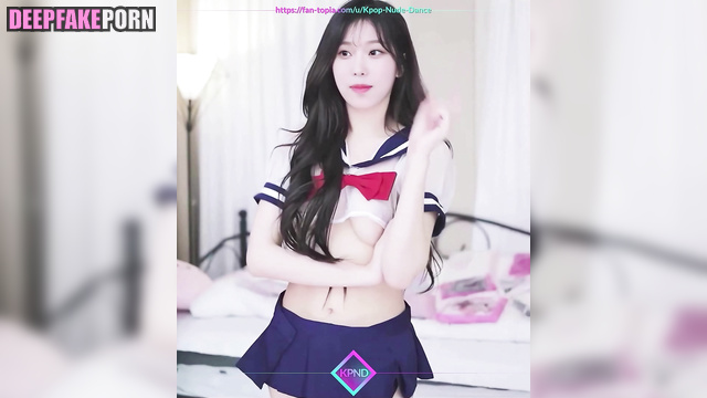 Beautiful girl dancing for lovely boy / 윈터 에스파 Winter face swap [PREMIUM]