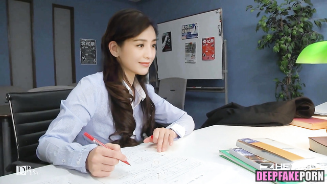 Hot teacher Tong Liya seduced a colleague, ai / 佟丽娅 名人性爱 [PREMIUM]