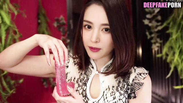 Babe in beauty dress jerking off, Gulinazha ai (古力娜扎 名人性爱) [PREMIUM]