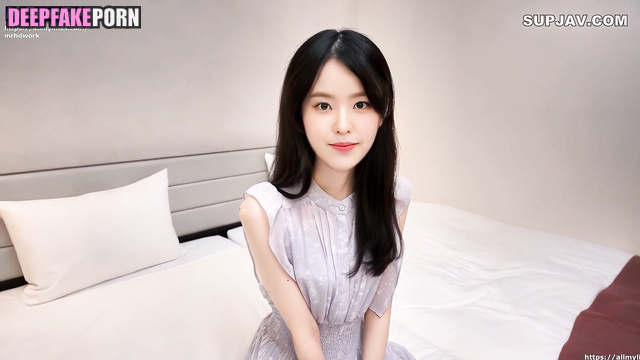 Sexy brunette Irene sucking small cock - fakeapp // 아이린 레드벨벳