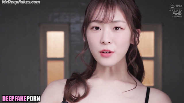 Experienced man cums on young Korean tits Yuna Kim (진짜 가짜 김연아)