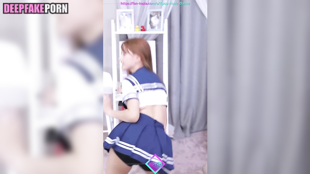 Babe dancing in schoolgirl uniform - 윈터 에스파 Winter in ai scenes [PREMIUM]