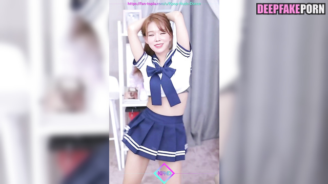 Babe dancing in schoolgirl uniform - 윈터 에스파 Winter in ai scenes [PREMIUM]