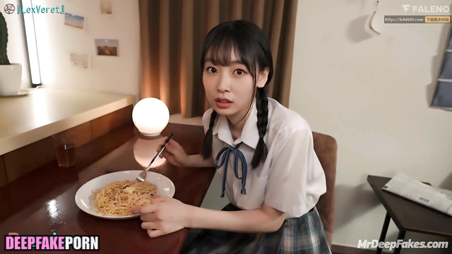 Sexy schoolgirl Arin made her first blowjob, pov sex tape (아린 오마이걸)