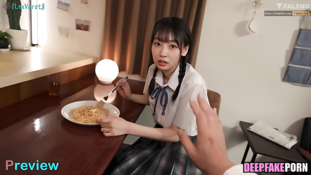 Sexy schoolgirl Arin made her first blowjob, pov sex tape (아린 오마이걸)