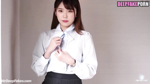 IU hot celebrity sex - cute face was cumed in a hotel (아이유 딥페이크 포르노)