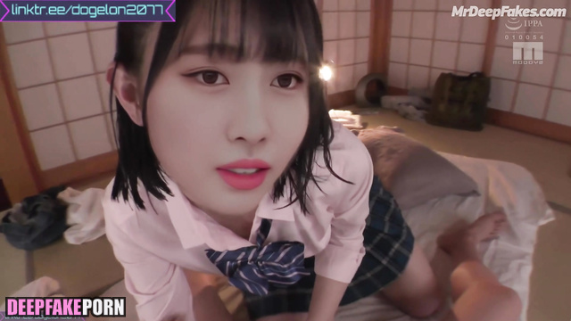 Schoolgirl was fucked by math teacher - fake Momo / トゥワイス セックスシーン