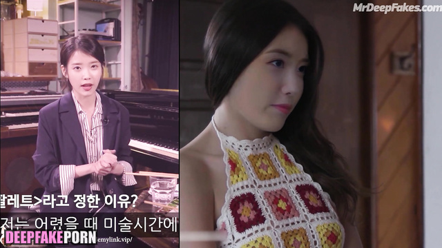 Not boring sex with a neighbor - IU deepfake porn // 아이유 섹스 테이프