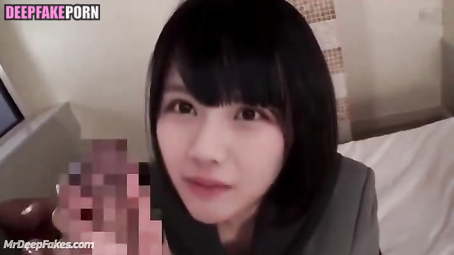 School slut makes brilliant blowjob - 渡邉美穂 日向坂46 Miho Watanabe [fakeapp]