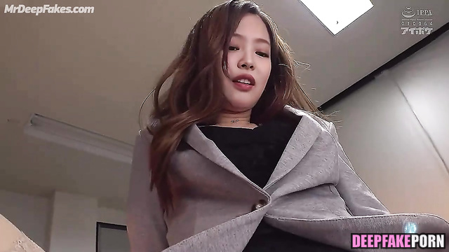 Blowjob under the office table - Jennie Kim fakeapp // 김제니 블랙핑크