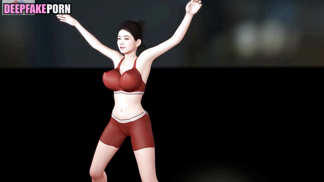 Huge & naked boobs - cartoon Jisoo (지수 블랙핑크) having fun - A.I. [PREMIUM]