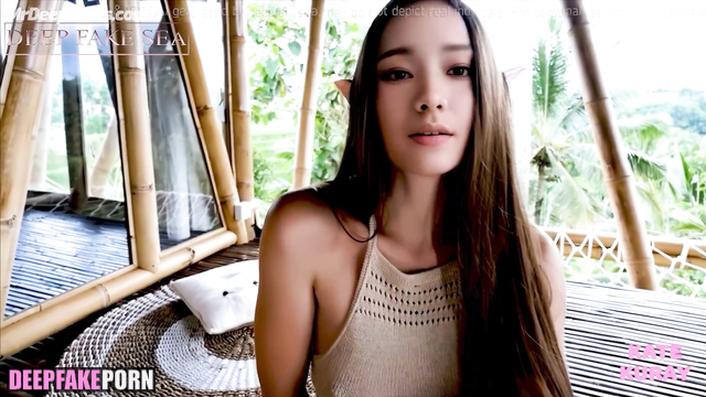 Real Paradise blowjob - Karina made it hot / 카리나 에스파 [face swap]