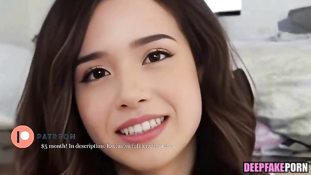 Sexy Pokimane telling you how she wants to saddle your big cock - A.I.