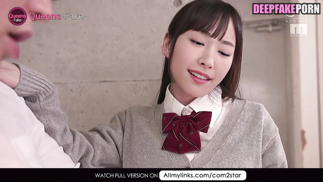 Fast handjob at a school brake / あらがき ゆい ディープフェイクビデオ / Yui Aragaki A.I.