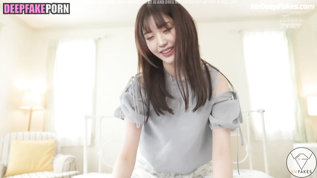 アイヴ セレブのセックス Wonyoung having tender prelude in the bed / ai scenes