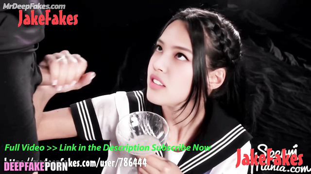 Jennie 제니 must drink all cum from glass BLACKPINK 블랙핑크 sex scene 섹스 장면