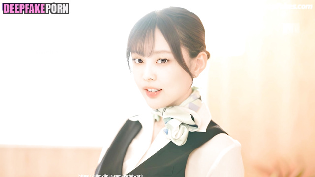 Stewardess wanna please him / (제니 블랙핑크) Jennie hot foot fetish porn