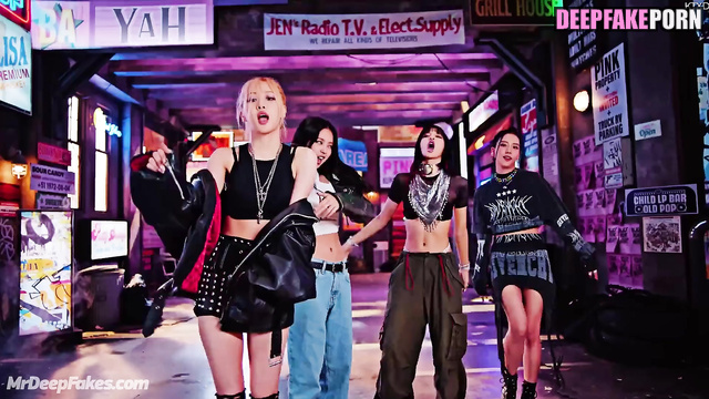 Fake Rose, Lisa, Jennie and Jisoo pmv porn / dp with blacks 리사 블랙핑크