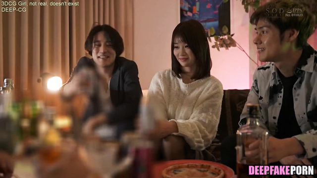 Drunk Chaewon (アイズワン セレブのセックス) was fucked after party - foursome porn