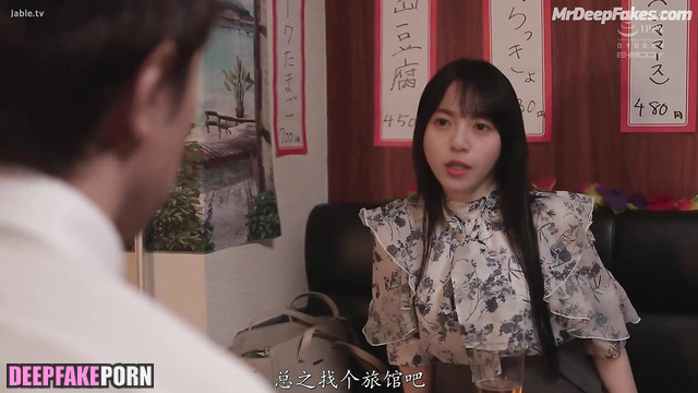 Tender virgin Asuka Saito (齋藤 飛鳥 乃木坂46) making first blowjob / real fake