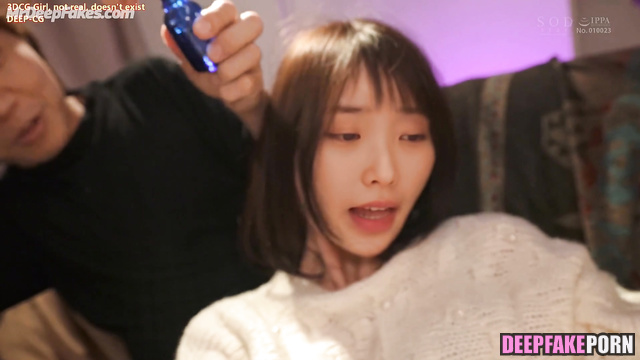 Best friends decided to fuck her - foursome porn with cute IU 아이유 연예인 섹스