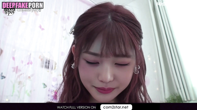 Friend touching her cute small tits, Wonyoung adult video / アイヴ セックスシーン