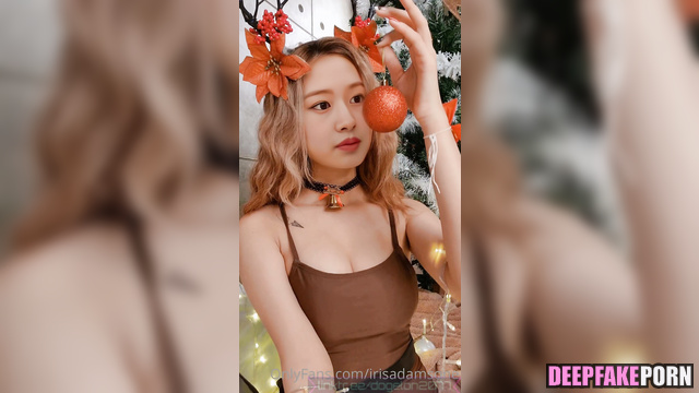 アイズワン 本物の偽物 Yujin wished you a Merry Christmas by her dirty mouth, ai [PREMIUM]