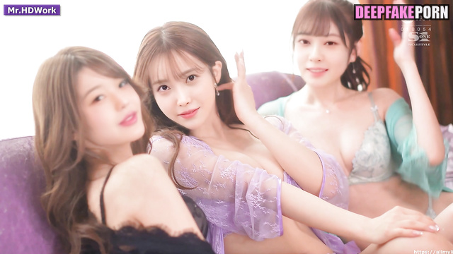 New Year party turned into fuck アイヴ 本物の偽物 - Wonyoung, Minju, IU porn [PREMIUM]