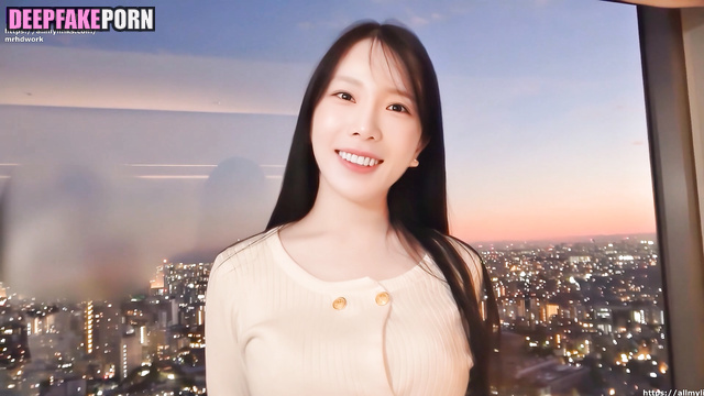 少女時代 本物の偽物 doggystyle passion in the hotel room, Taeyeon face swap / [PREMIUM]