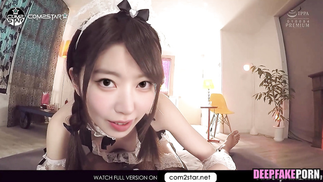 Tiny sexy housemaid making pov handjob (アイズワン セックスシーン) Sakura A.I.