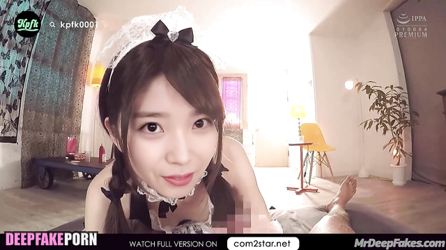 Sexy housemaid earning money on your cock [아이유 연예인 섹스] fake IU