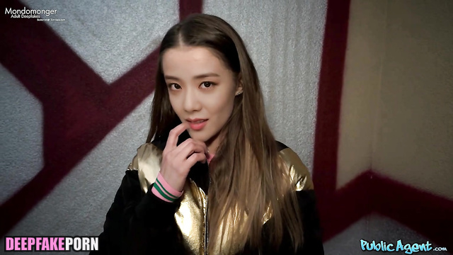 Brunette earns money with a street blowjobs / Jisoo real fake 지수 블랙핑크 [PREMIUM]