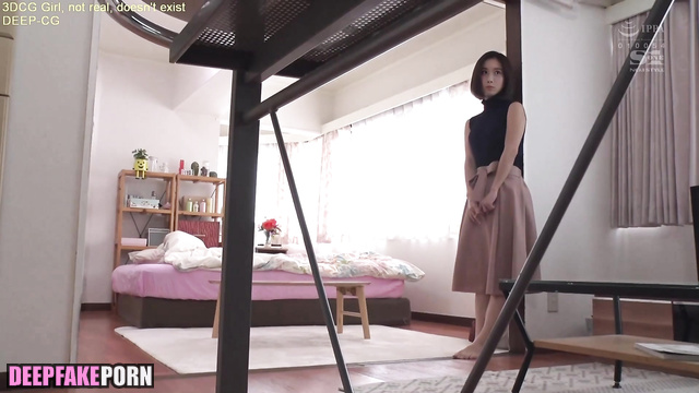 Pretty brunette invited fat guy at home (アイズワン セックスシーン) Eunbi fakeapp [PREMIUM]