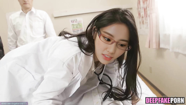 アイズワン セックスシーン horny doctor seduced her shy patient - Hyewon face swap [PREMIUM]